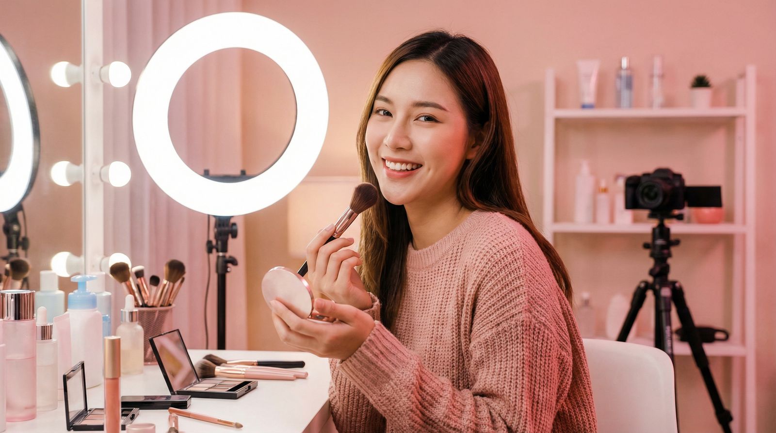 17c一起草美妆视频教程